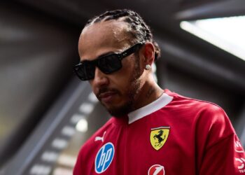 Lewis Hamilton, piloto da Ferrari
