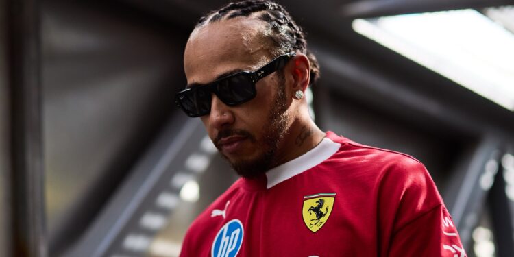 Lewis Hamilton, piloto da Ferrari
