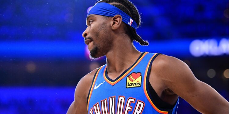 Shai Gilgeous-Alexander no Jogo 7 dos playoffs da NBA