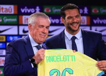 Carlo Ancelotti, novo treinador da Seleção Brasileira