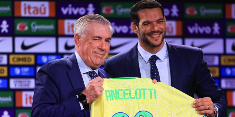 Carlo Ancelotti, novo treinador da Seleção Brasileira