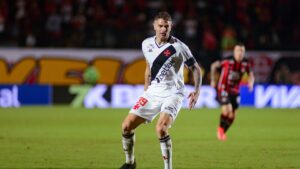 Pablo Vegetti, do Vasco, durante partida contra o Vitória