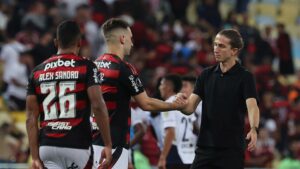 Filipe Luís, treinador do Flamengo