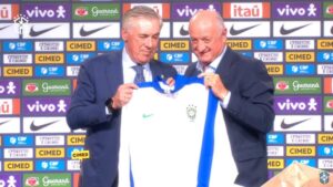 Carlo Ancelotti e Felipão na convocação da Seleção Brasileira