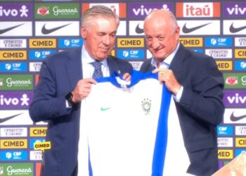Carlo Ancelotti e Felipão na convocação da Seleção Brasileira