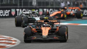 Oscar Piastri, piloto da McLaren, durante GP de Miami
