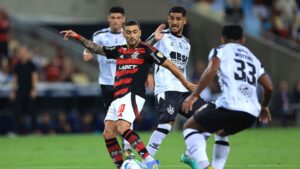 Lance de partida entre Flamengo e Central Córdoba