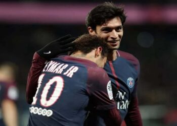 Javier Pastore e Neymar -  Créditos: https://www.instagram.com/fanaticosporfutebol/