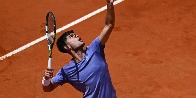 Carlos Alcaraz estreia no ATP de Roma.