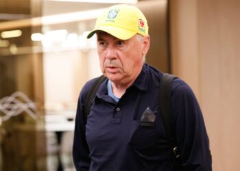 Carlo Ancelotti, técnico da Seleção Brasileira.