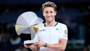 Casper Ruud, campeão do Madrid Open.
