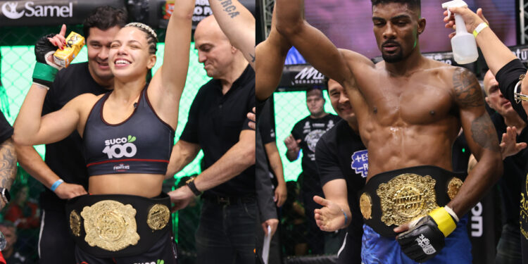 Jungle Fight 136 consagrou Laura Vasconcelos e Vanderlei Soul Glo - Foto: Bruno Limoeiro