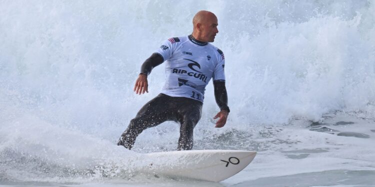 Kelly Slater, lenda da WSL.