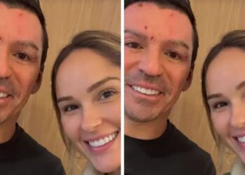 Lúcio vem tendo o apoio da esposa na recuperação