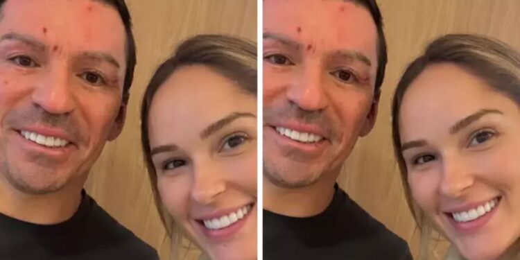 Lúcio vem tendo o apoio da esposa na recuperação