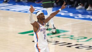 Shai Gilgeous-Alexander, estrela do Oklahoma City Thunder na NBA.