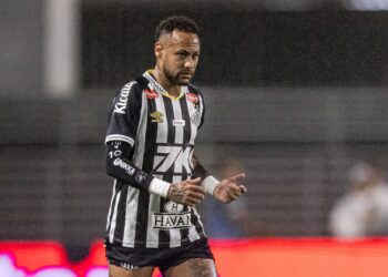 Neymar no Santos.