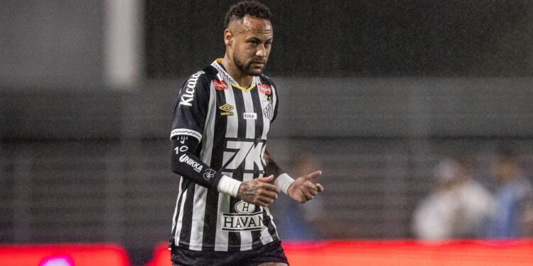 Neymar no Santos.