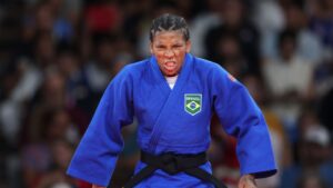 Rafaela Silva foi bronze no Grand Slam de Astana