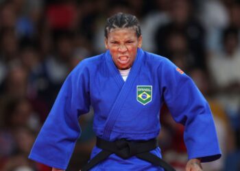 Rafaela Silva foi bronze no Grand Slam de Astana