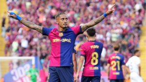 Raphinha foi o nome do clássico de La Liga
