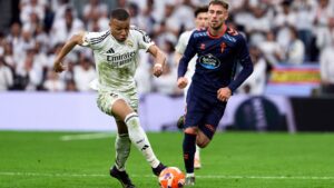 Real Madrid segura vitória contra Celta de Vigo em LALIGA.