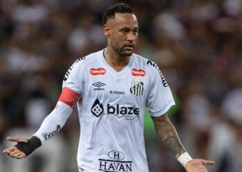 Neymar no Santos.