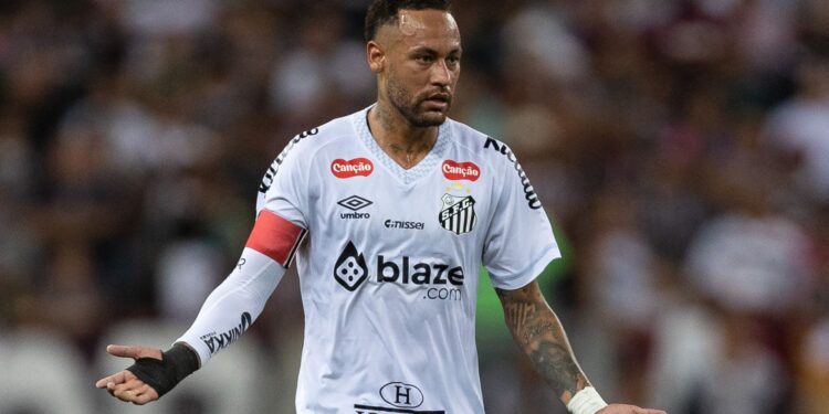 Neymar no Santos.