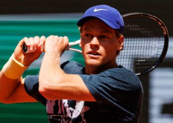 Jannik Sinner nas prévias de Roland Garros.