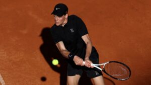 Jannik Sinner vence mais uma no Aberto de Roma.