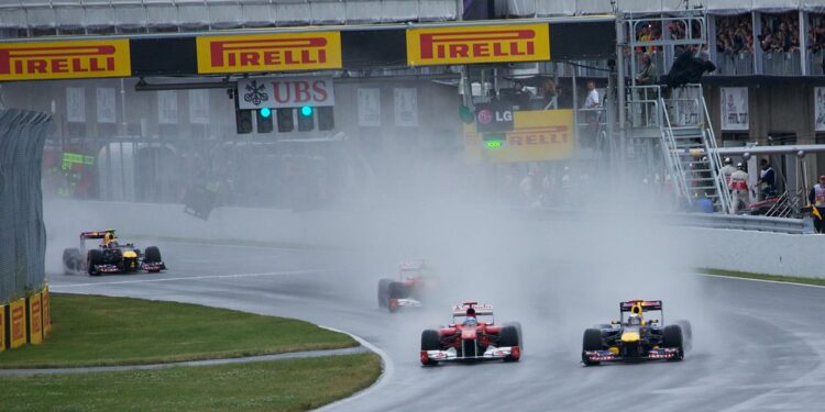 As principais diferenças entre uma corrida na chuva e uma em pista seca na F1
