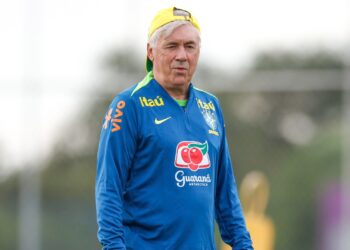 Carlo Ancelotti, treinador do Brasil