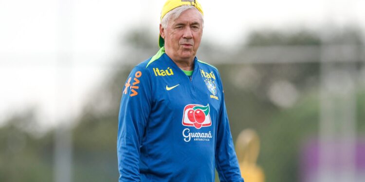 Carlo Ancelotti, treinador do Brasil