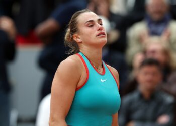Aryna Sabalenka em Roland Garros