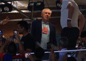Carlo Ancelotti no Maracanã
