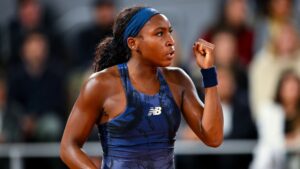 Coco Gauff em Roland Garros