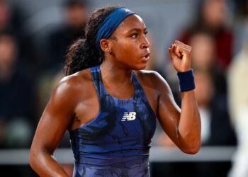 Coco Gauff em Roland Garros