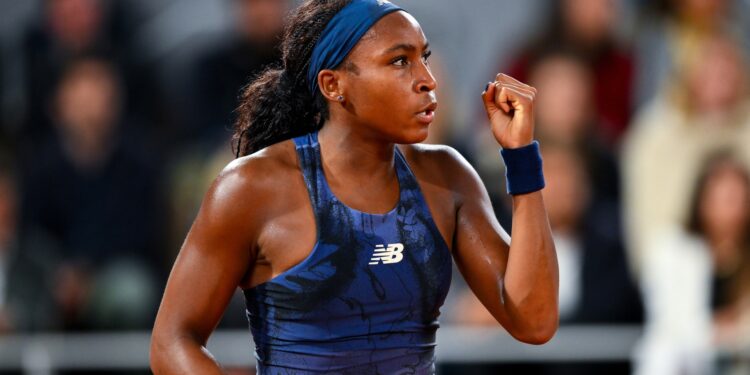 Coco Gauff em Roland Garros