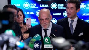 Javier Tebas, presidente de LALIGA