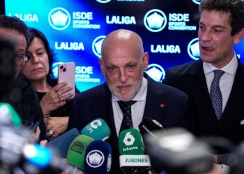 Javier Tebas, presidente de LALIGA