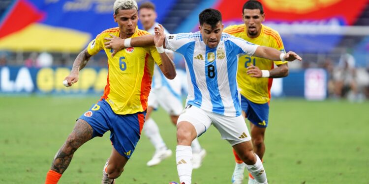 Colômbia x Argentina em 2024