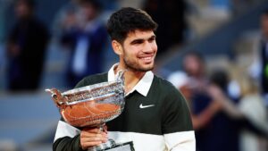 Carlos Alcaraz, campeão de Roland Garros