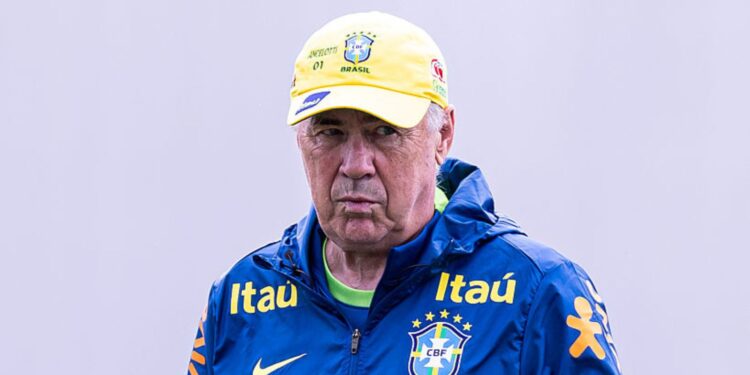 Carlo Ancelotti, treinador da Seleção Brasileira