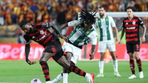 Lance de partida entre Flamengo e Espérance