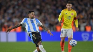 Lance de partida entre Argentina e Colômbia