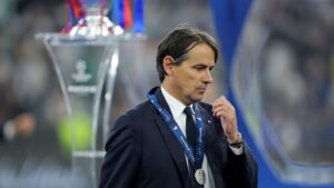 Simone Inzaghi, ex-treinador da Inter de Milão, após final da Champions League
