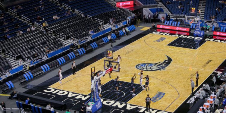 Kia Center, quadra do Orlando Magic