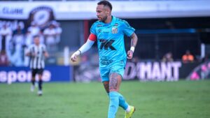 Neymar, do Santos, durante partida contra o Botafogo