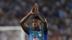 Vini Jr., da Seleção Brasileira