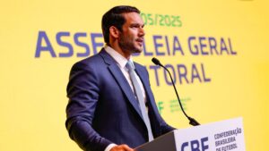 Samir Xaud, presidente interino da CBF